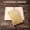 MakerFlo Laserette™ Journal Notebook – Pack of 12 Engravable and Refillable Vegan Leather Journal with Lined Pages and Gift Box, Wholesale & Bulk